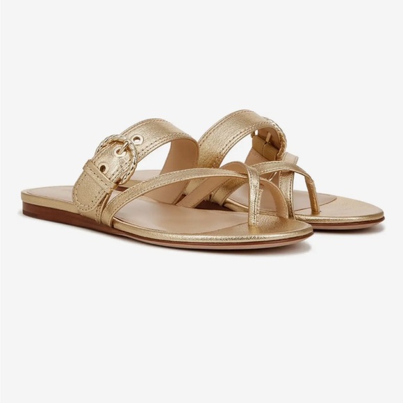 Veronica Beard Shoes - Veronica Beard Gold sandals